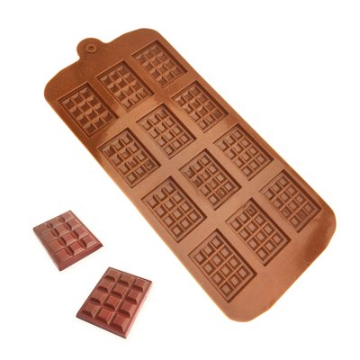 Сіліконові форми Плитка шоколаду (21х 10,5см) 25155 фото
