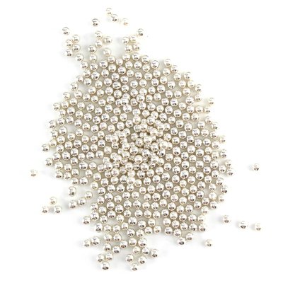 Кульки металік, 5мм, срібні ( 3г) (30-33г) 25257 фото