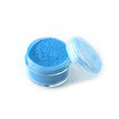 Сухий харчовий барвник Пудра - блиск блакитна (2г) 25084 фото