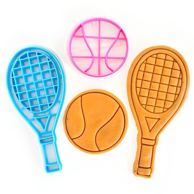 Набор форма и штамп для пряников Форма для печенья "Тенис" (15 х 7 см, 7 см) 333 фото