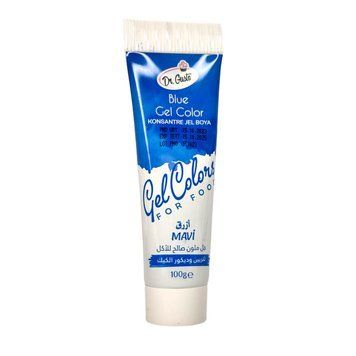 Гелевий барвник Dr. Gusto блакитний (Blue), 100 г (100г) 25300 фото