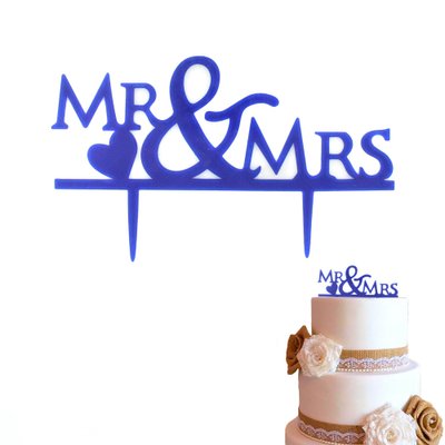 Mr&Mrs (5,5 х 14см, 3см) 939 фото